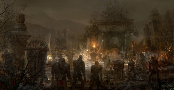 кладбище зомби